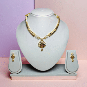 Double Diamond Necklace.